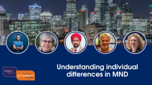 Text says: Understanding individual differences in MND