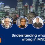 Text reads: Understanding what goes wrong in MND