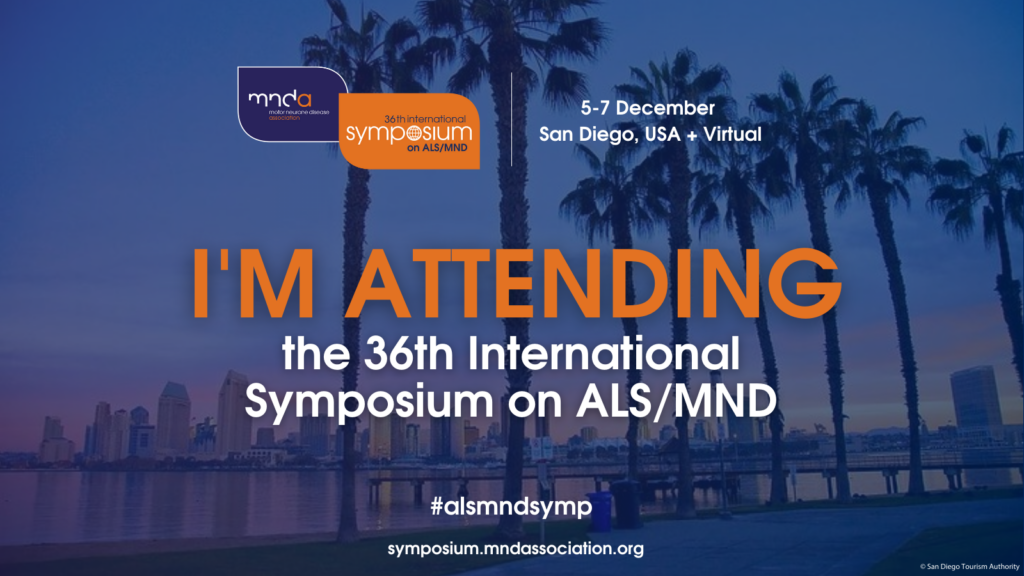 I’m attending Text says: I'm attending the 36th International Symposium on ALS/MND